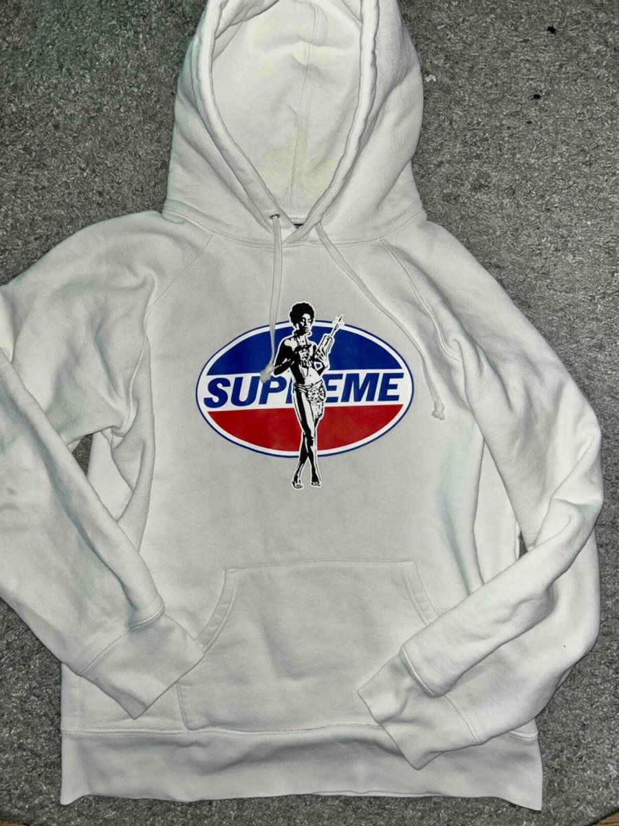 Supreme x Hysteric Glamour Hoodie white (FW17SW46) Men's Size M