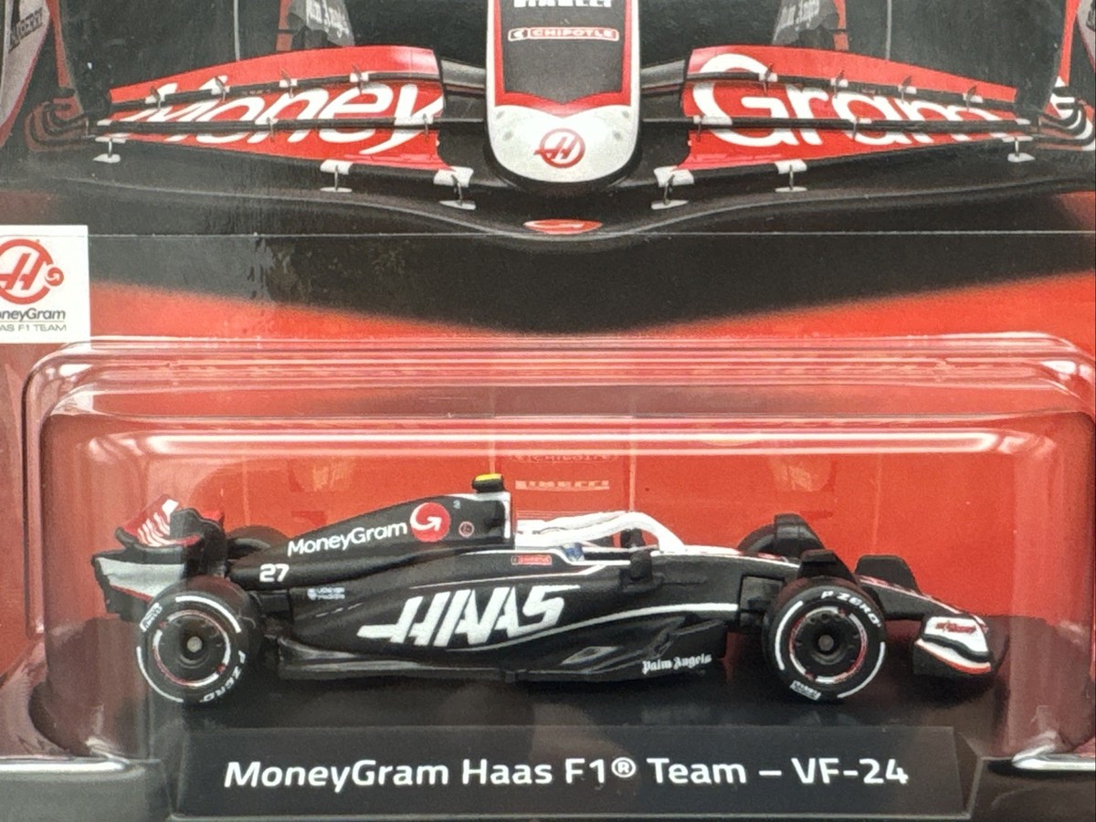Hot Wheels Premium 2025 HW Formula 1 2024 MoneyGram Haas F1 Team