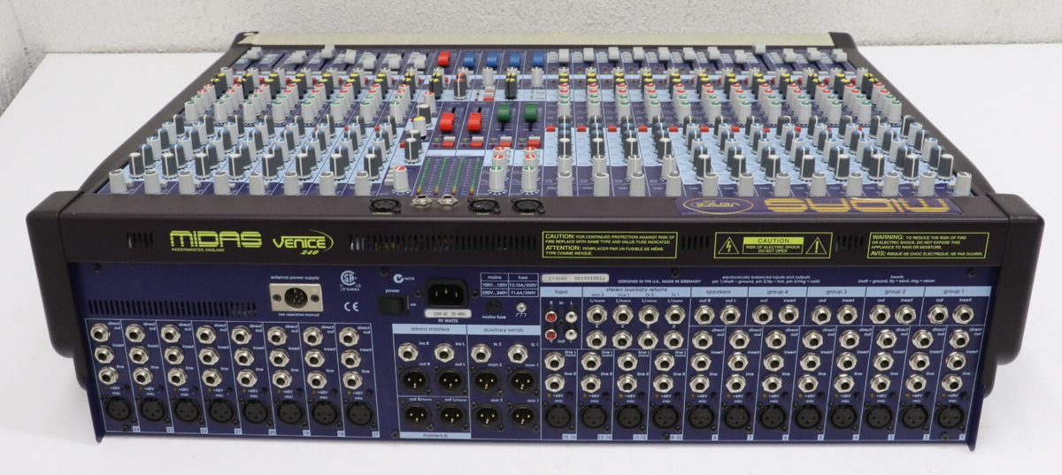Midas Venice 240 24-Channel / 38-Input Mixing Console | eBay