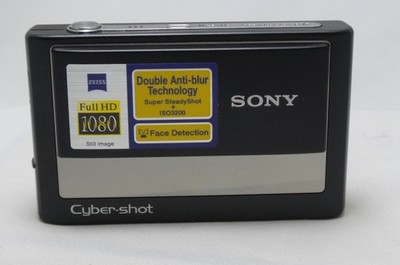 Sony Cyber-shot DSC-T20 8.1MP Digital Camera - Black for sale