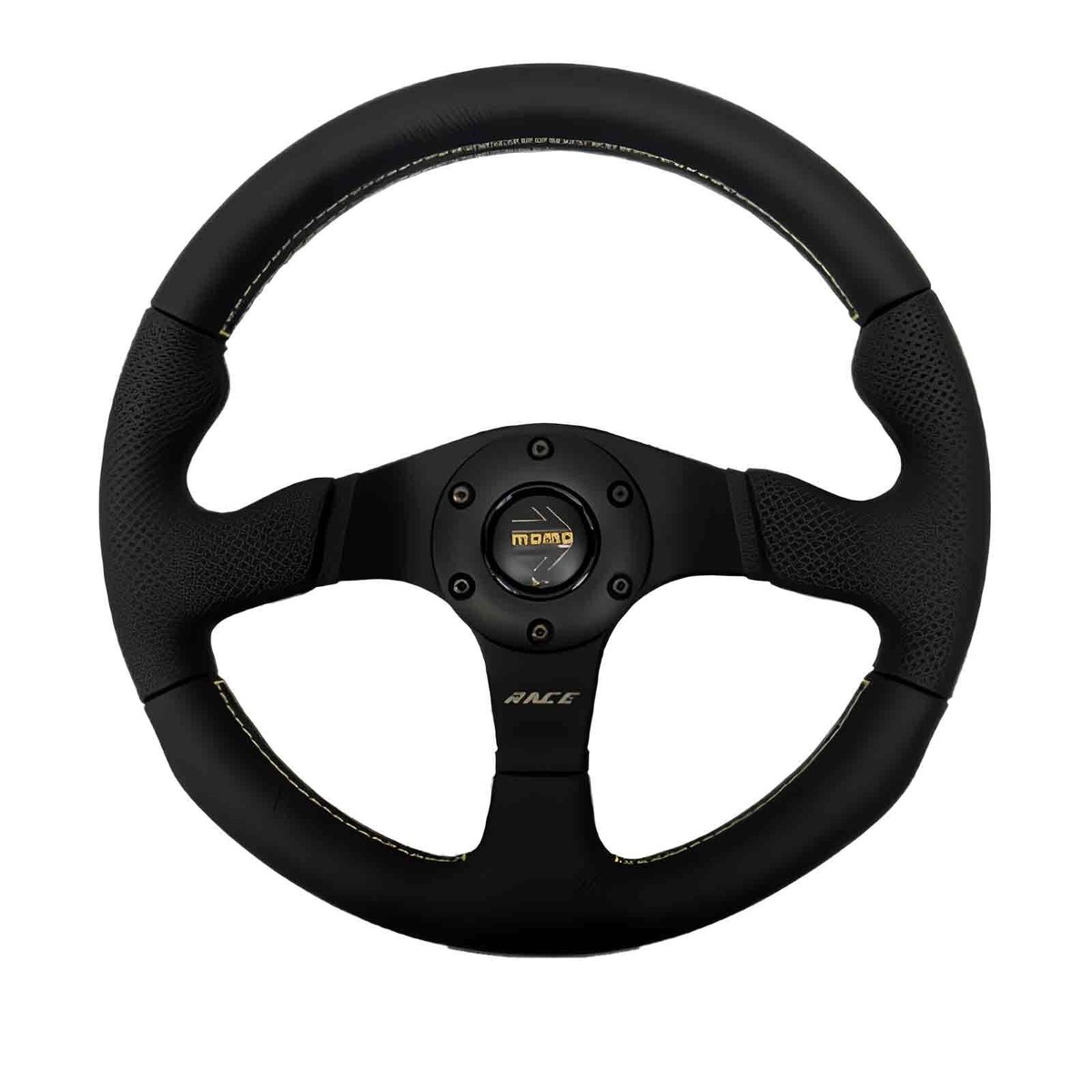 MOMO RACE NOTO Black/Gold Steering Wheel AL01 320mm Unused F/S | eBay