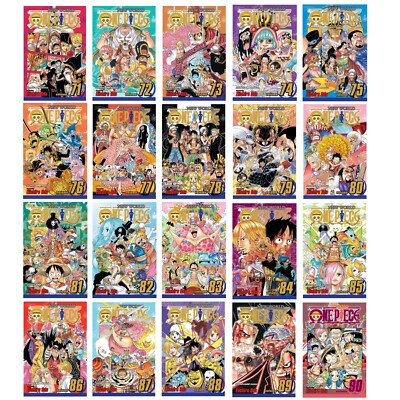 One Piece Box Set 4 Dressrosa to Reverie Volumes 71-90 with