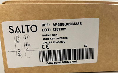 Salto xs4 - Model Ai6xx Dorm lock with Key Override AP668G62IM38S