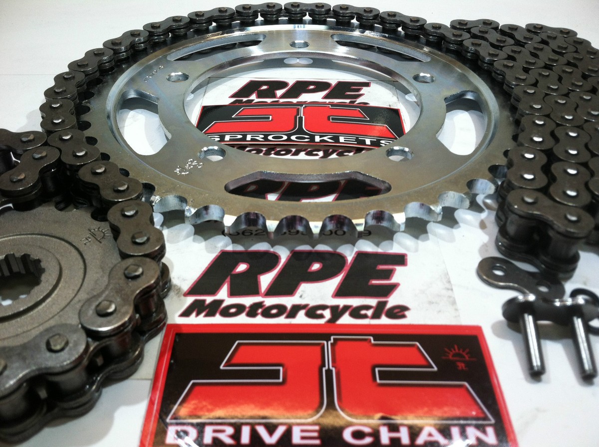 ZX6R 2005-06 EXTENDED LENGTH JT CHAIN AND SPROCKET KIT *OEM, QA or