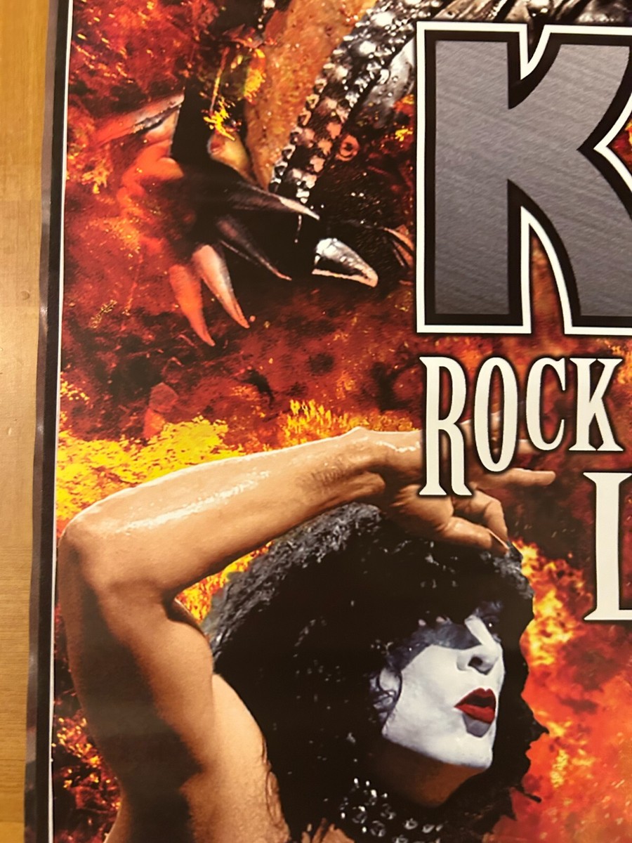 Kiss / Rock the Nation Live! 2005 Japan Original Promo Poster B2
