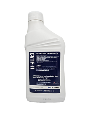 Subaru CVTF-II CVT Transmission Fluid (1 Quart) - SOA427V1660