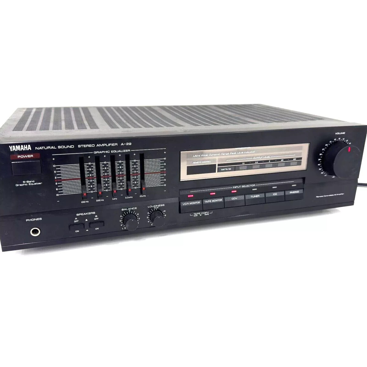 YAMAHA Natural Sound STEREO Amplifier A-29 - Made in Japan - Rare