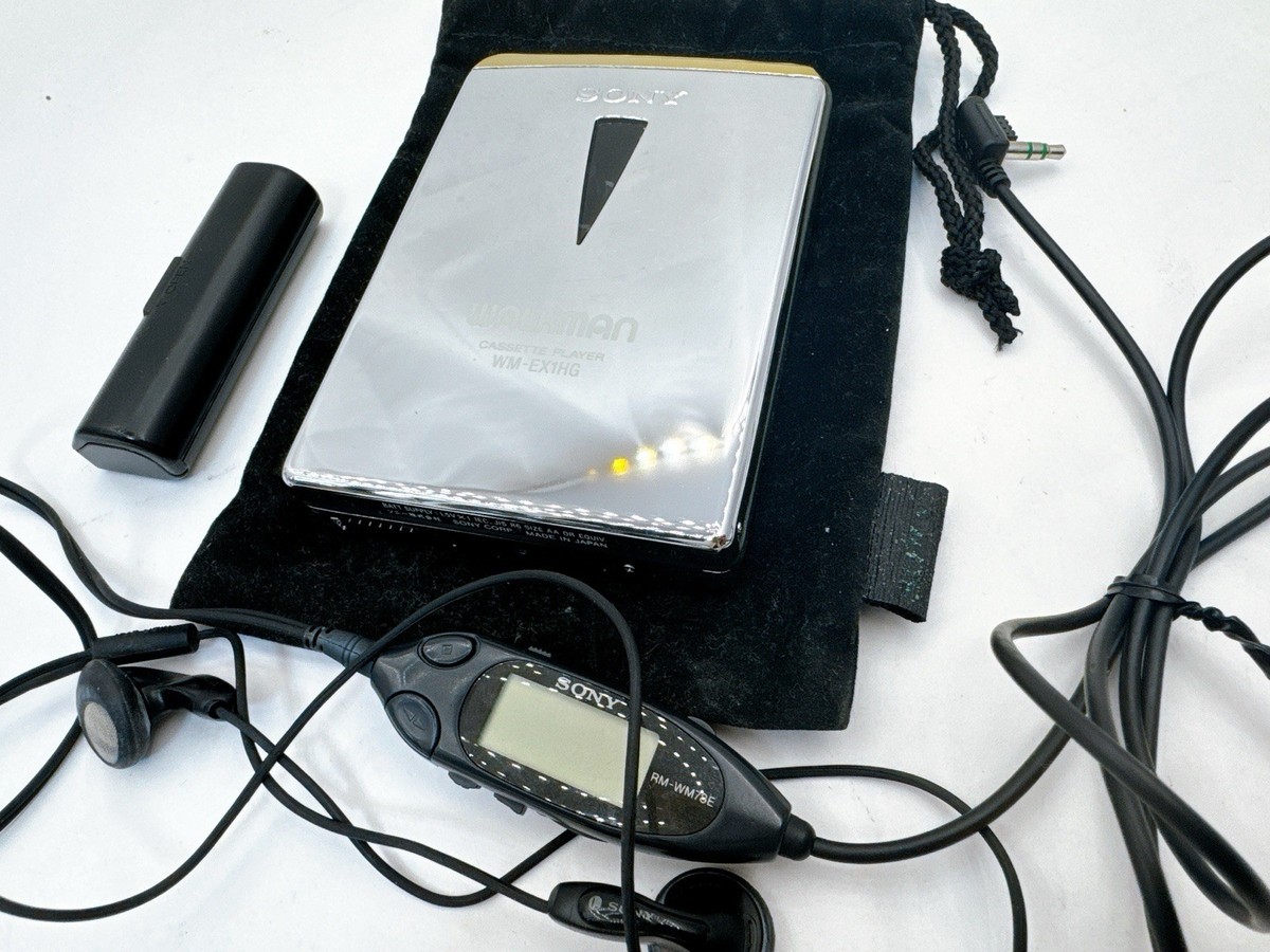 Sony WM-EX1 HG Walkman Cassette Player Remote Serviced Cleaned