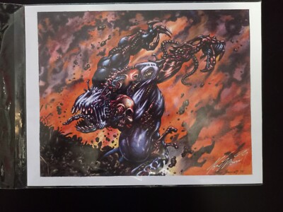 Ron Spencer Yawgmoth's Will Signed Print MTG Magic The Gathering
