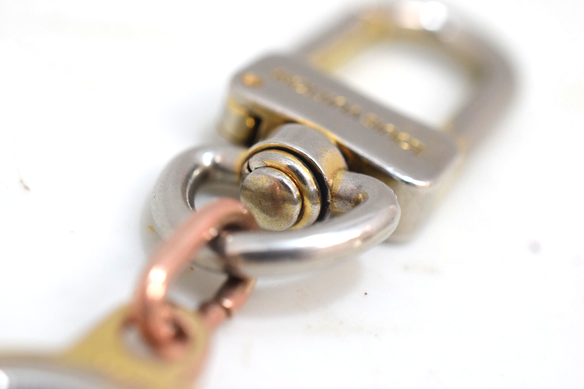 Auth Louis Vuitton Charm Key Chain Anokre Gold M62694 LV 48950 | eBay