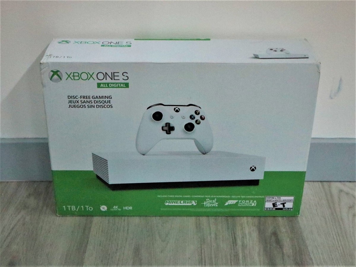 Microsoft Xbox One S All-Digital Edition 1TB Home Console - White