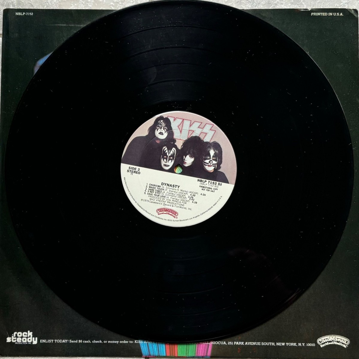 Kiss - Dynasty - 1979 - RARE LP PROMO WITH POSTER | eBay