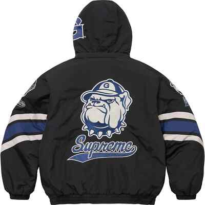 Supreme x Mitchell & Ness NCAA Hooded Stadium Jacket 3colors FW24