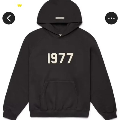Fear Of God Essentials 1977 Hoodie Iron 192BT212050F Size XL | eBay