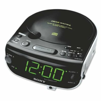 Sony Dream Machine ICF-CD815 AM/FM Stereo CD Clock Radio with Dual