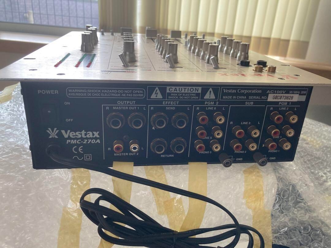 VESTAX PMC-270 3 DJ MIXER / Working | eBay