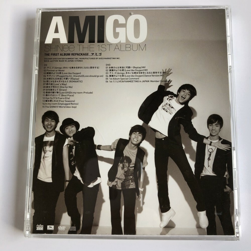SHINee The 1st Album AMIGO CD+DVD K-POP | eBay