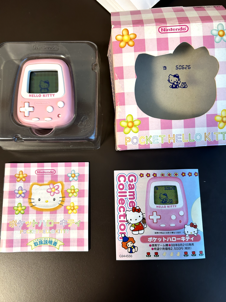 Nintendo Pocket HELLO KITTY Sanrio Game Console Pedometer MPG-001