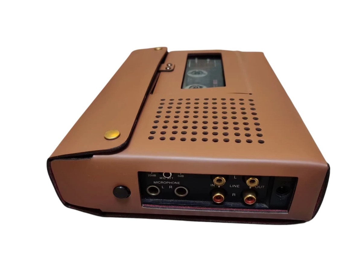 Custom Leather Case For SONY TC-D5M/D5PRO/D5PROII -BROWN | eBay