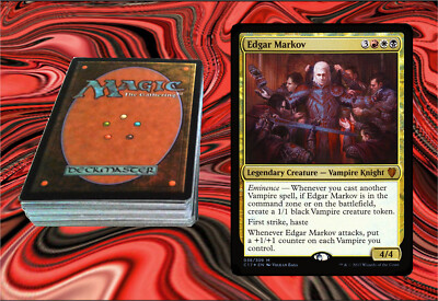 EDGAR MARKOV - EDH COMMANDER DECK Magic the Gathering MTG 100