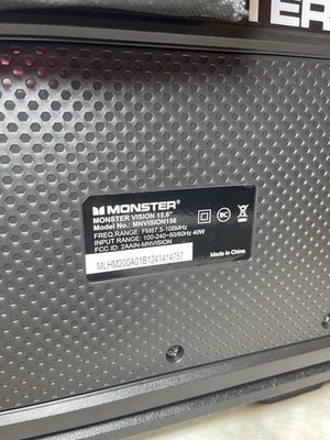 Monster Vision Portable Entertainment System 15.6 FHD Screen