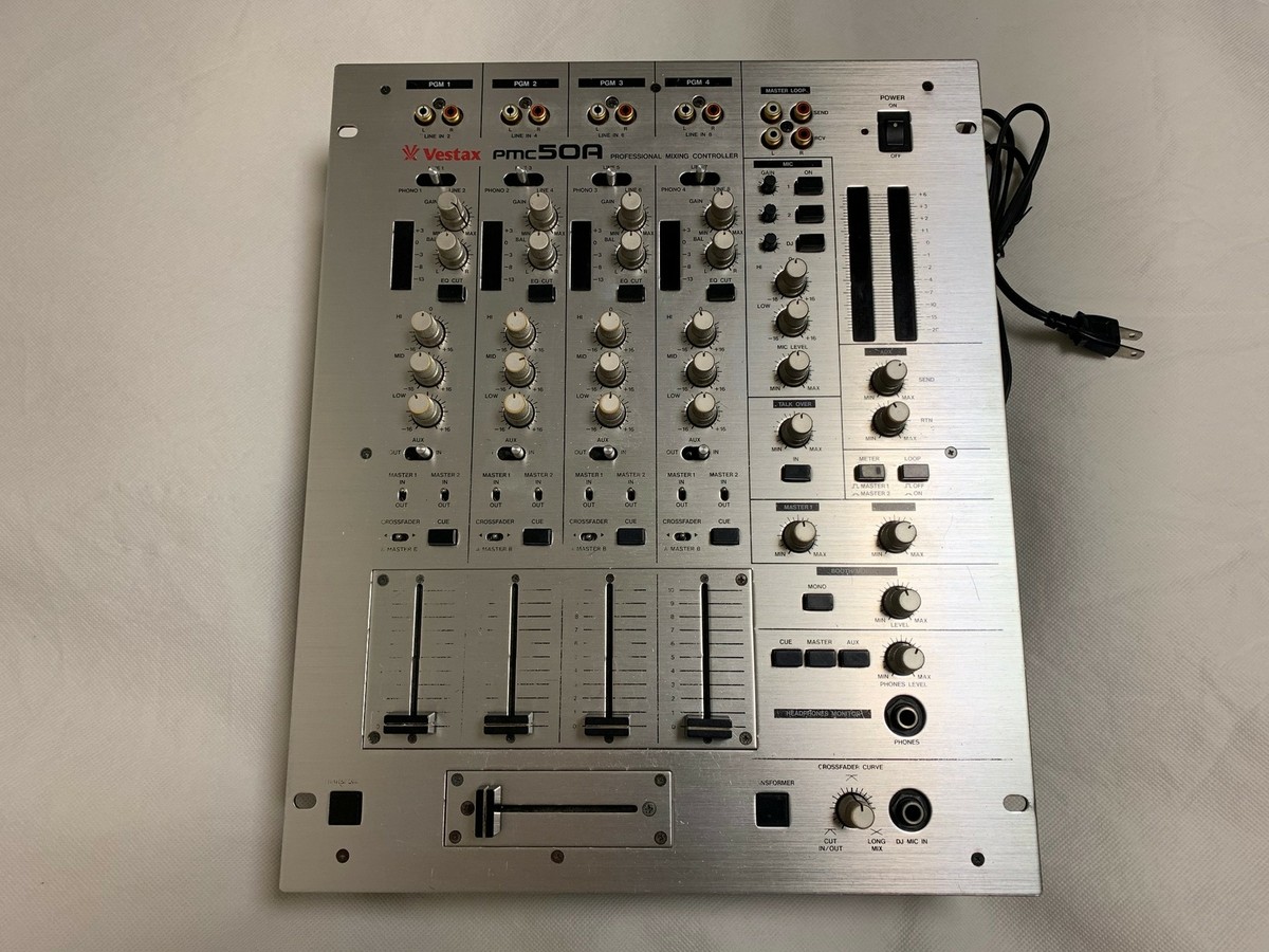 Problem Item! Vestax PMC-50A DJ Mixer Professional Mixing