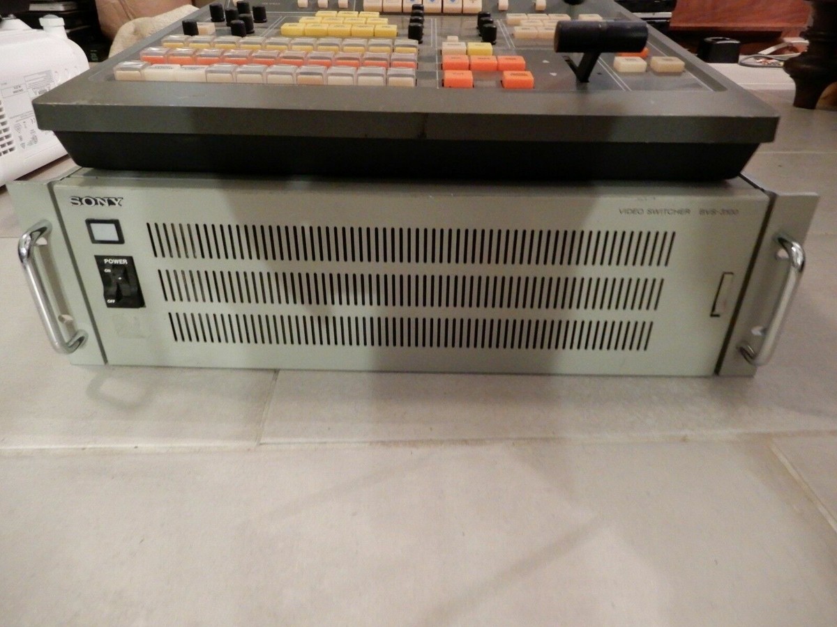 Sony Video Switcher BVS-3100 System Set Editor Master Controller