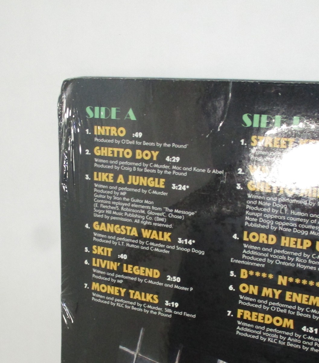 C-MURDER - BOSSALINIE ( 2xLP ) No Limit 1999 Still Sealed Brand