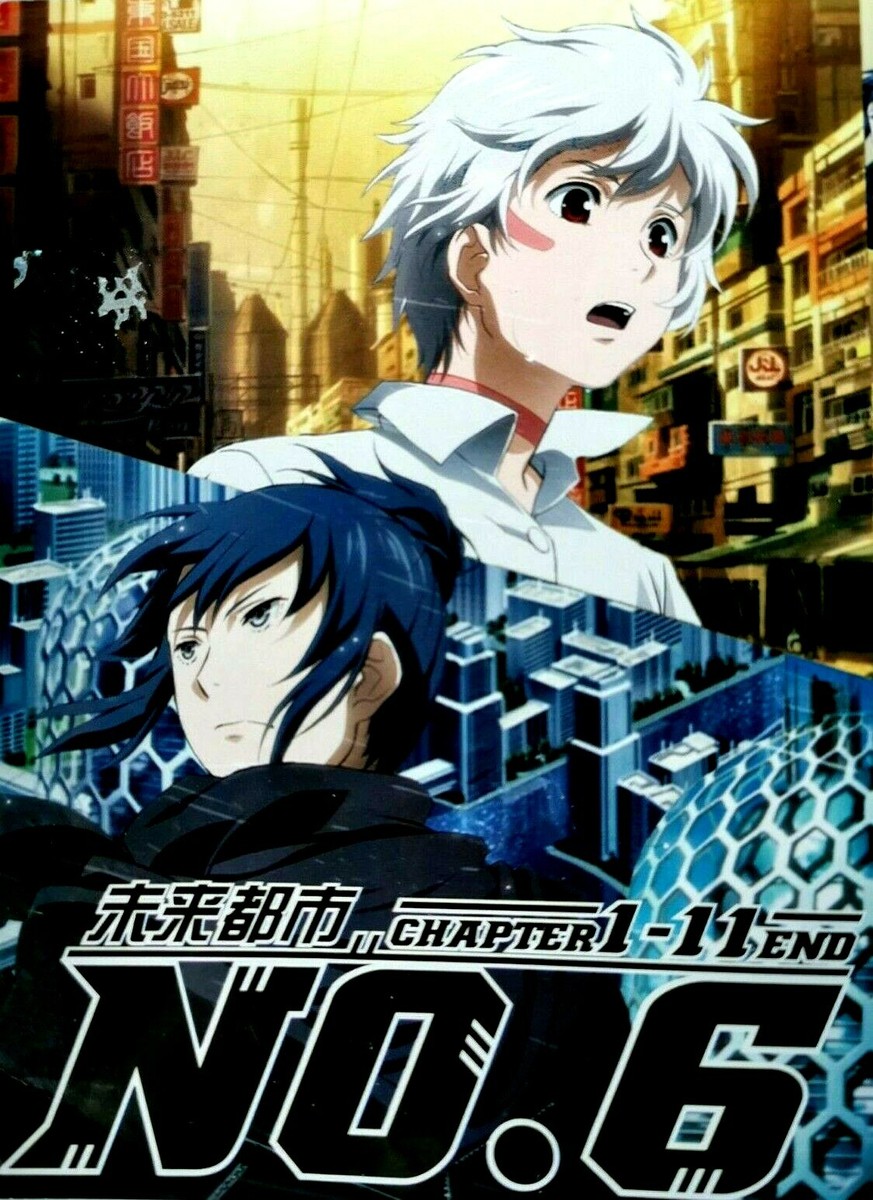 DVD Anime No. 6 TV 1-11 End by Atsuko Asano ENGLISH SUBTITLES +