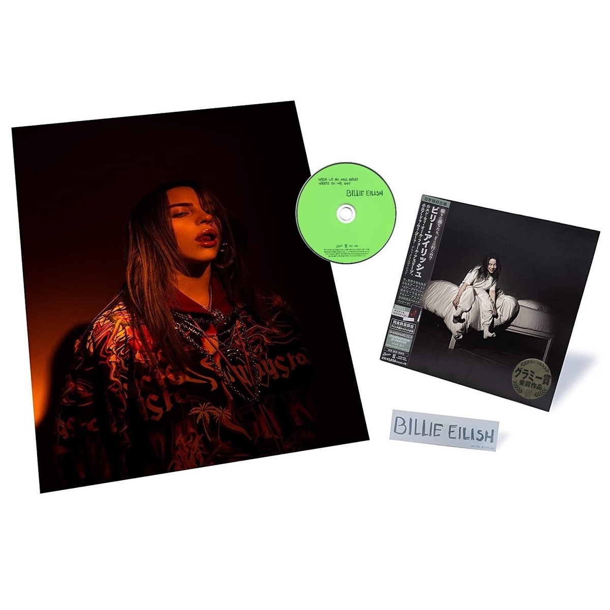 Billie Eilish WHEN WE ALL FALL ASLEEP WHERE DO WE GO Japan CD 7