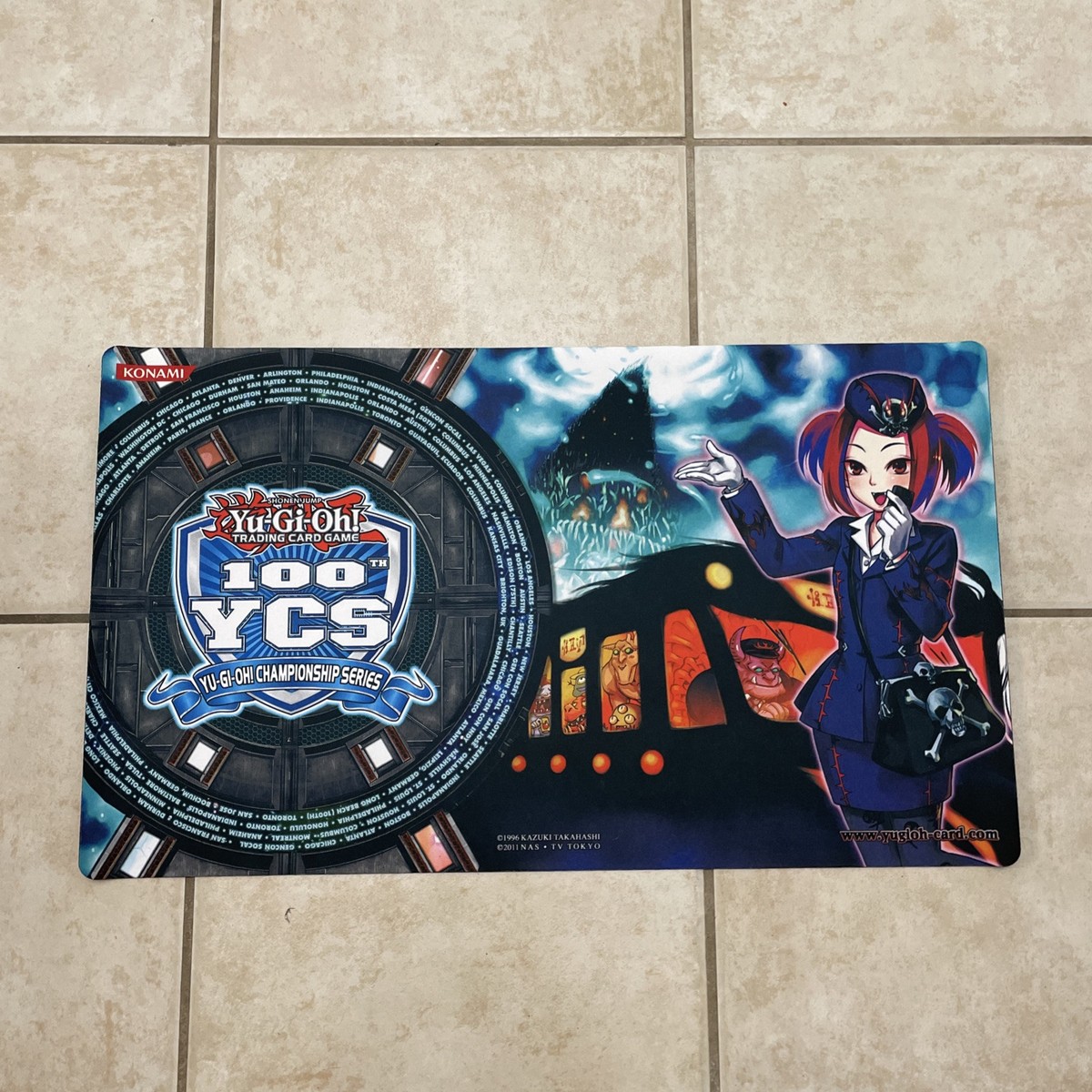 Yu-Gi-Oh! 100th YCS Championship Participation Playmat : Tour
