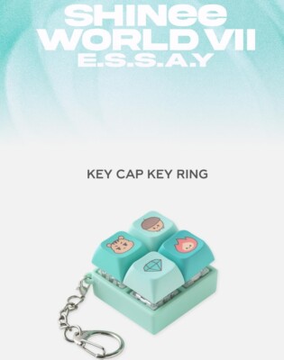 SHINEE 2025 SHINee WORLD Ⅶ E.S.S.A.Y OFFICIAL GOODS MD KEY CAP