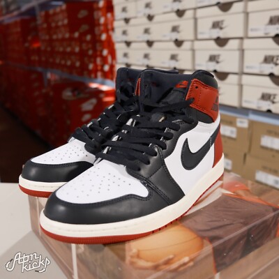 Jordan 1 Retro High OG Black Toe Reimagined DZ5485-106 Men's | eBay