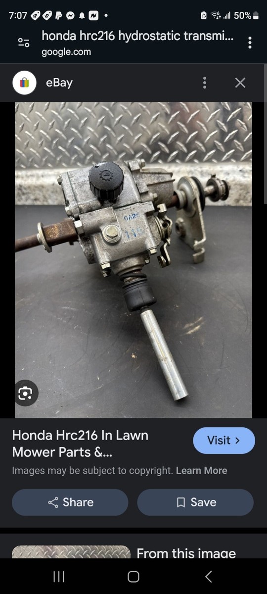 Honda Hrc216 Hydrostatic Transmission | eBay