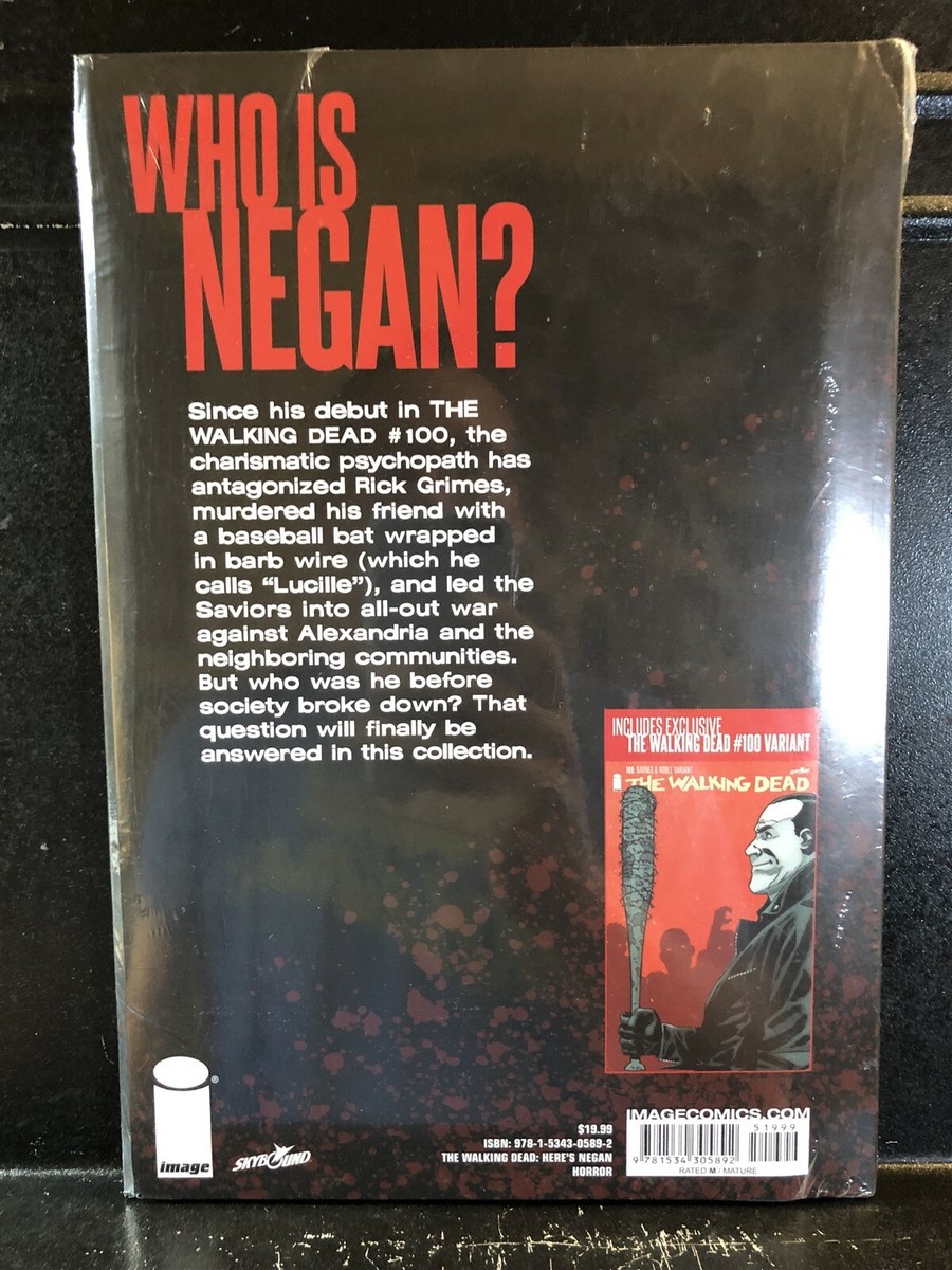 The Walking Dead Here's Negan! (2017 Image) Barnes Noble Hardcover