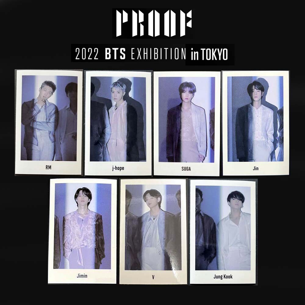 BTS EXHIBITION PROOF IN TOKYO Official Lucky Draw Photocard | eBay