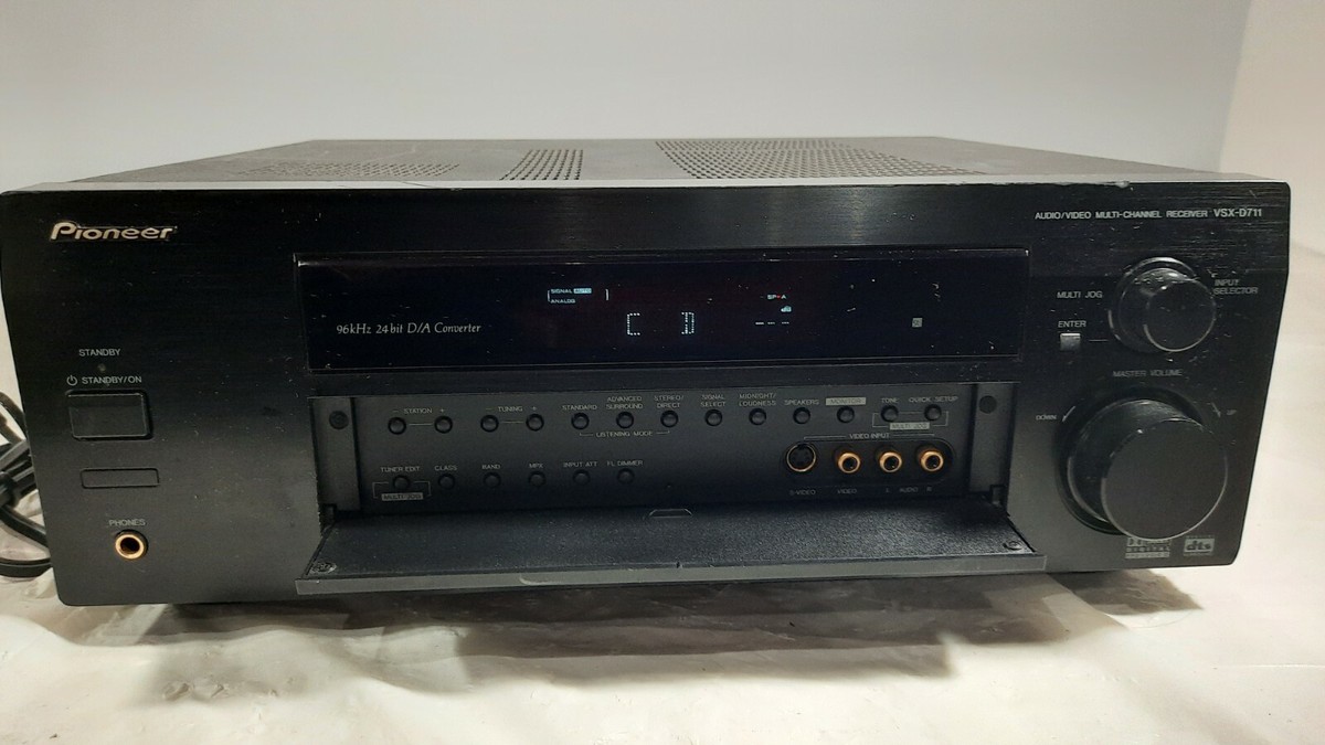 Pioneer VSX-D711 5.1 Multi-Channel Home Theater Receiver 500 W □S