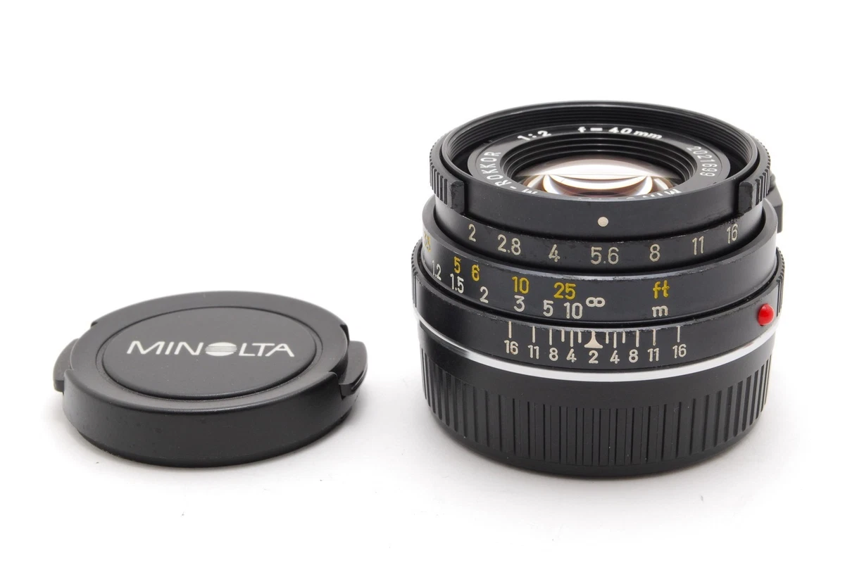 Minolta M Rokkor 40mm F2 for sale - eBay