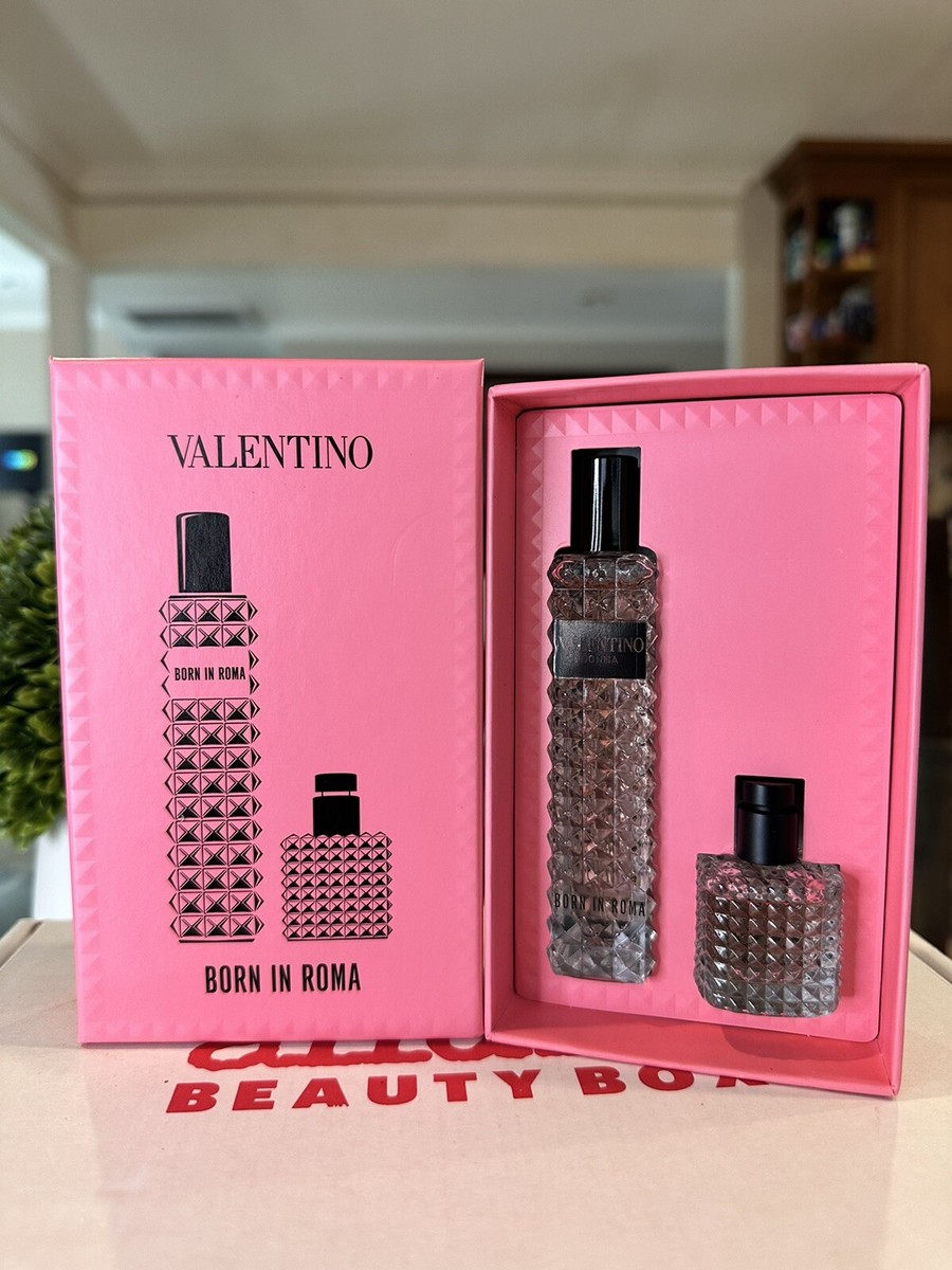 Valentino Donna Born in Roma Travel Spray+Miniature Eau De Parfum