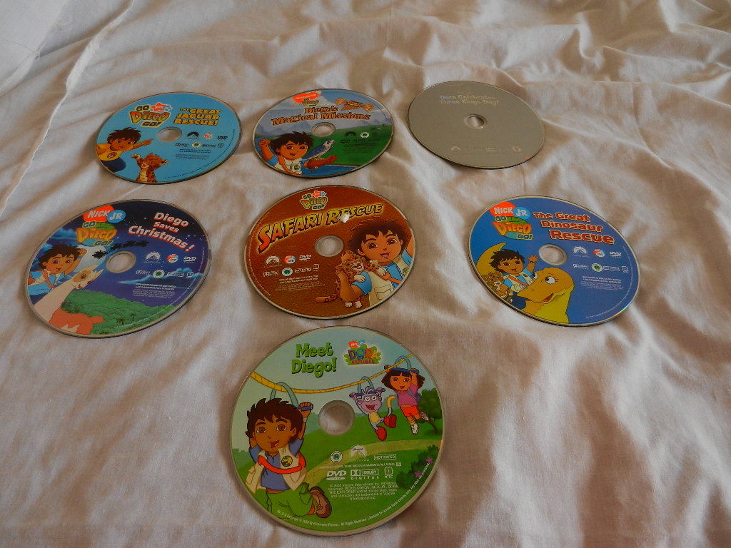 Dora the Explorer -7 DVD disks only Nick Jr Diego | eBay