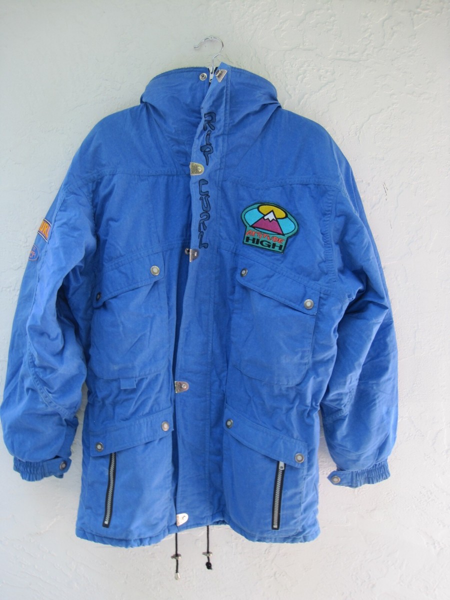 Rip Curl Vintage Jacket Blue Men's Size M Lined Winter 80s 90s Ski