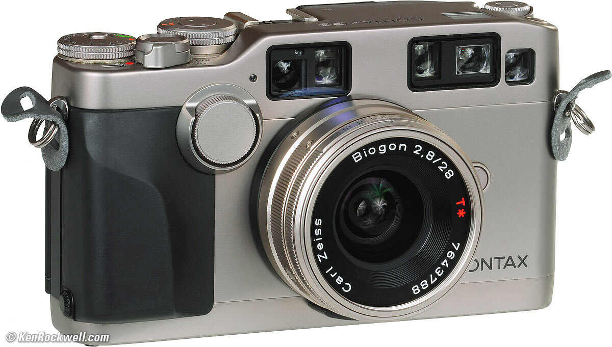 Contax G2 35mm Film Camera + 21mm 28mm 35mm 45mm 90mm Lens + TLA