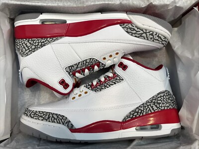Air Jordan 3 Retro Mid “Cardinal Red” - Men's Size 9.5