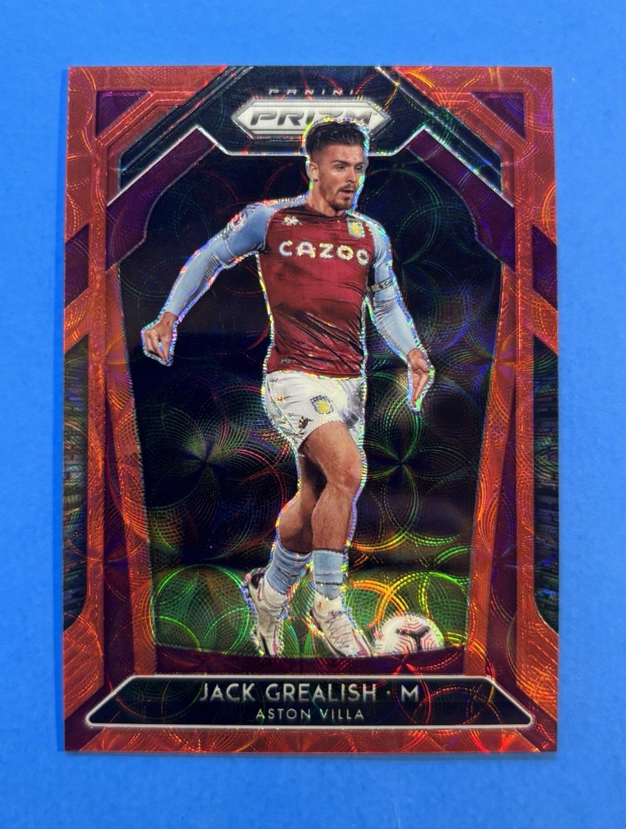 Jack Grealish - 2020-21 Panini EPL Prizm Choice Red Scope /29
