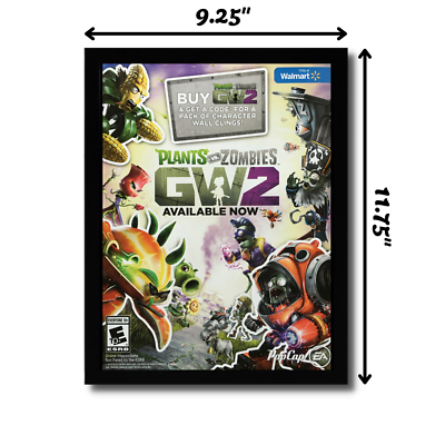 Plants vs. Zombies: Garden Warfare 2 GW2 Framed Print Ad/Poster