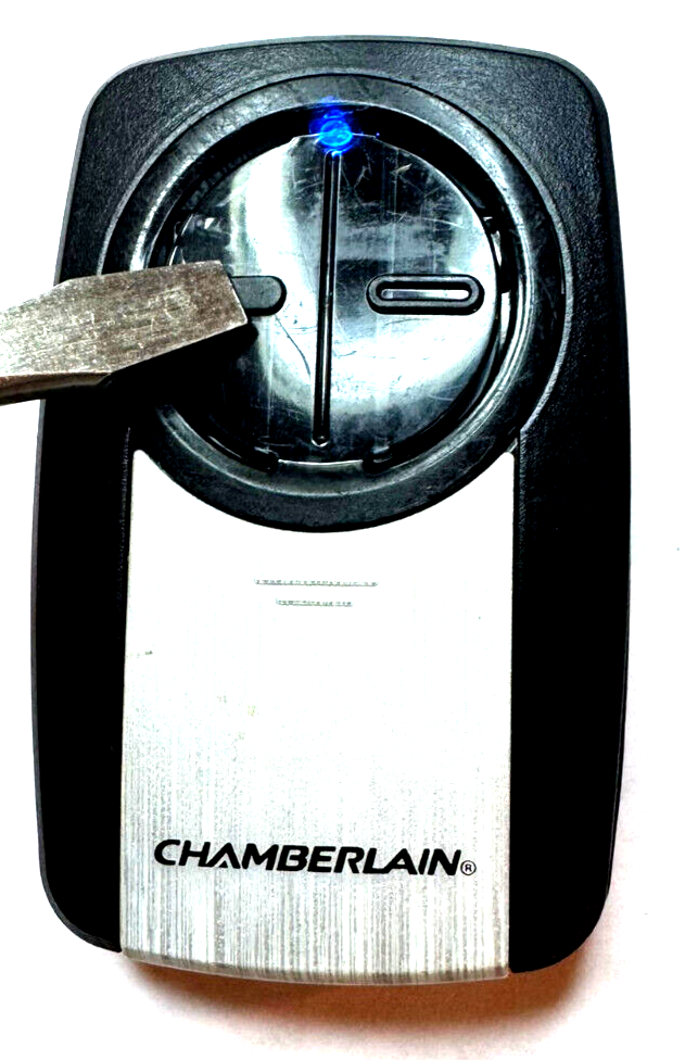 BLUE LED CHAMBERLAIN CLICKER 2-Button Garage Door Opener Remote