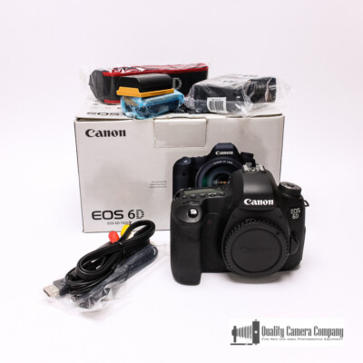 Canon EOS 6D Camera Body, Original Box + Accessories 8035B002