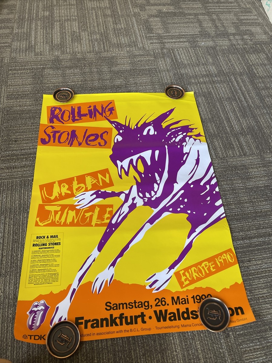 156 Original 1990 Rolling Stones Urban Jungle Europe Tour PROMO