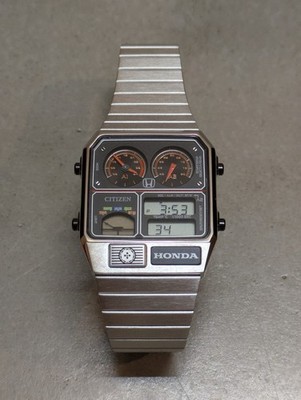 Honda x Citizen ANA-DIGI TEMP Limited Edition Watch Prelude Black