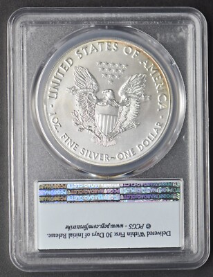 2016 Silver Eagle First Strike PCGS MS70 30th Anniversary $1